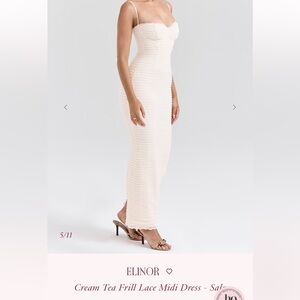 House of CB Cream Bodycon Dress